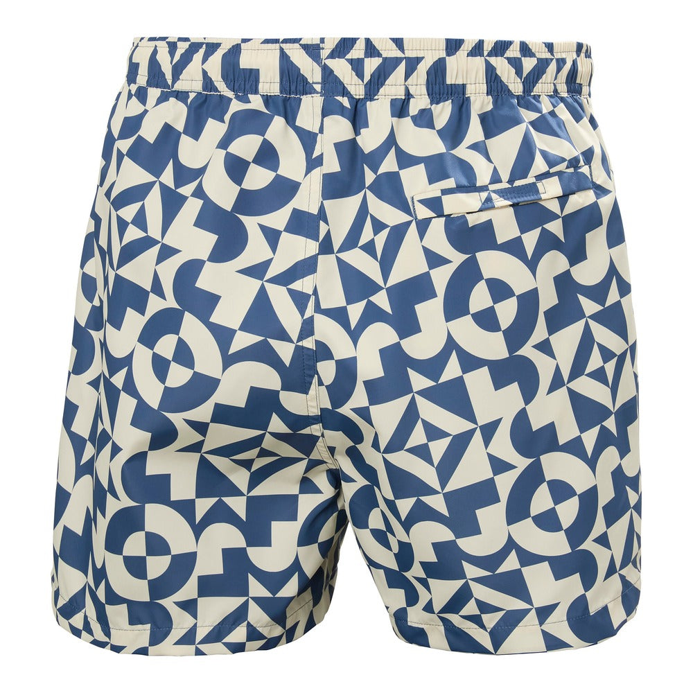 Helly Hansen Men's Newport Trunk 4.5" - Steel Blue Eclipse Aop