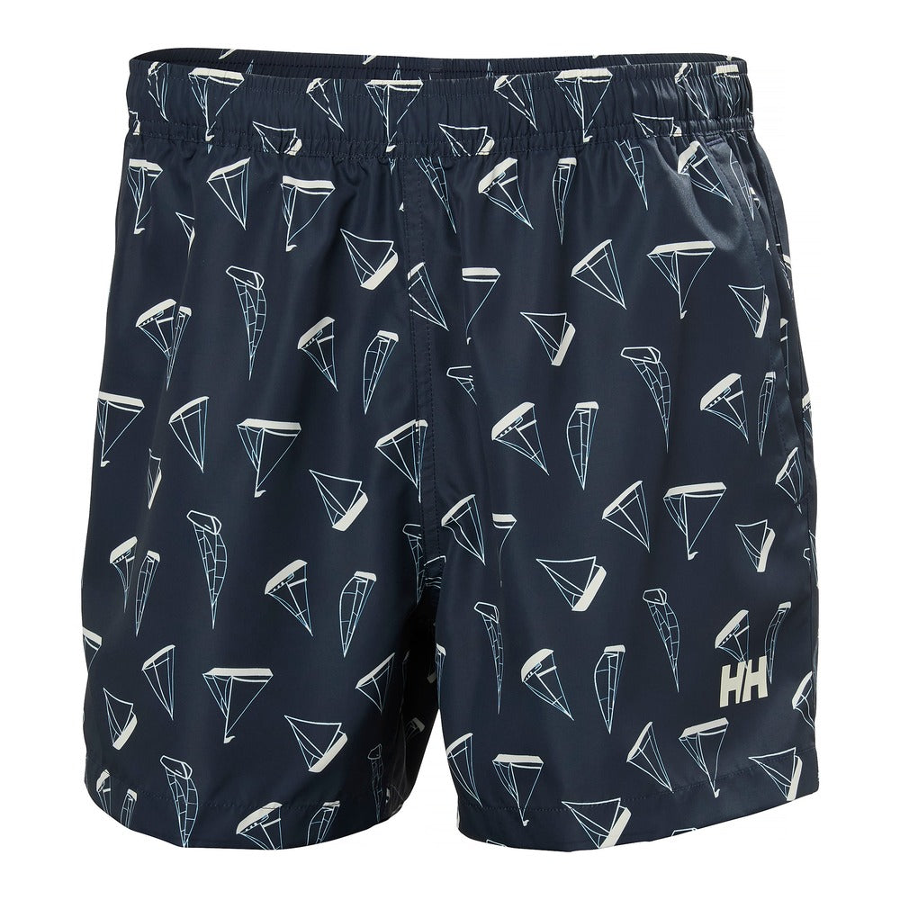 Helly Hansen Men's Newport Trunk 4.5" - Navy Hh Sailing Boats Aop