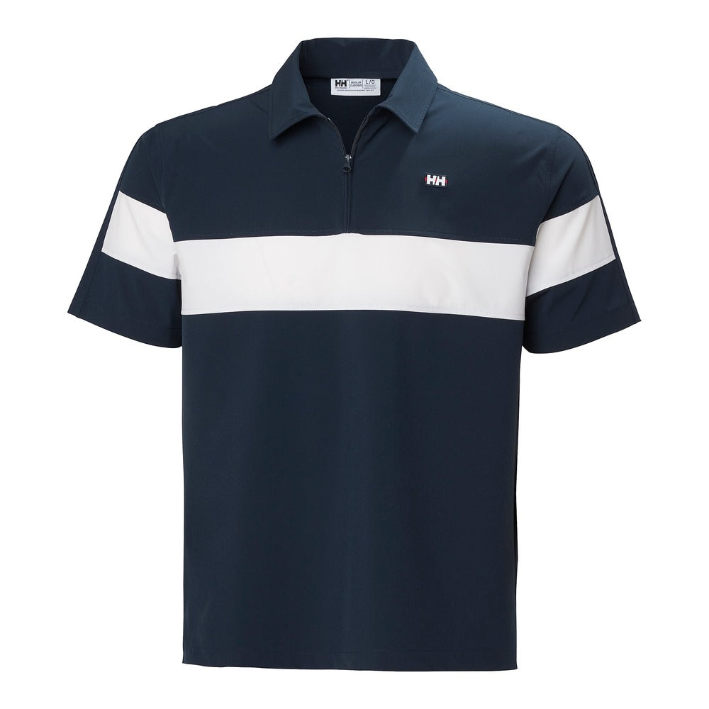 Helly Hansen Men's Levante Quick Dry Half-zip Short Sleeve - Navy