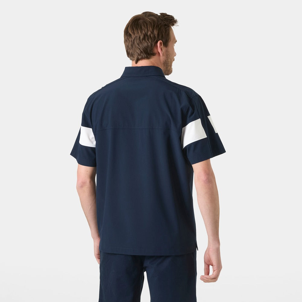 Helly Hansen Men's Levante Quick Dry Half-zip Short Sleeve - Navy
