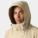 Helly Hansen Men's HH Seaborn Hybrid Rain Coat - Khaki / Sand
