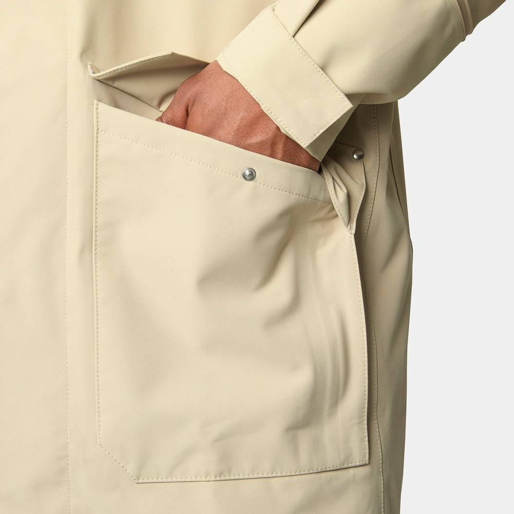 Helly Hansen Men's HH Seaborn Hybrid Rain Coat - Khaki / Sand