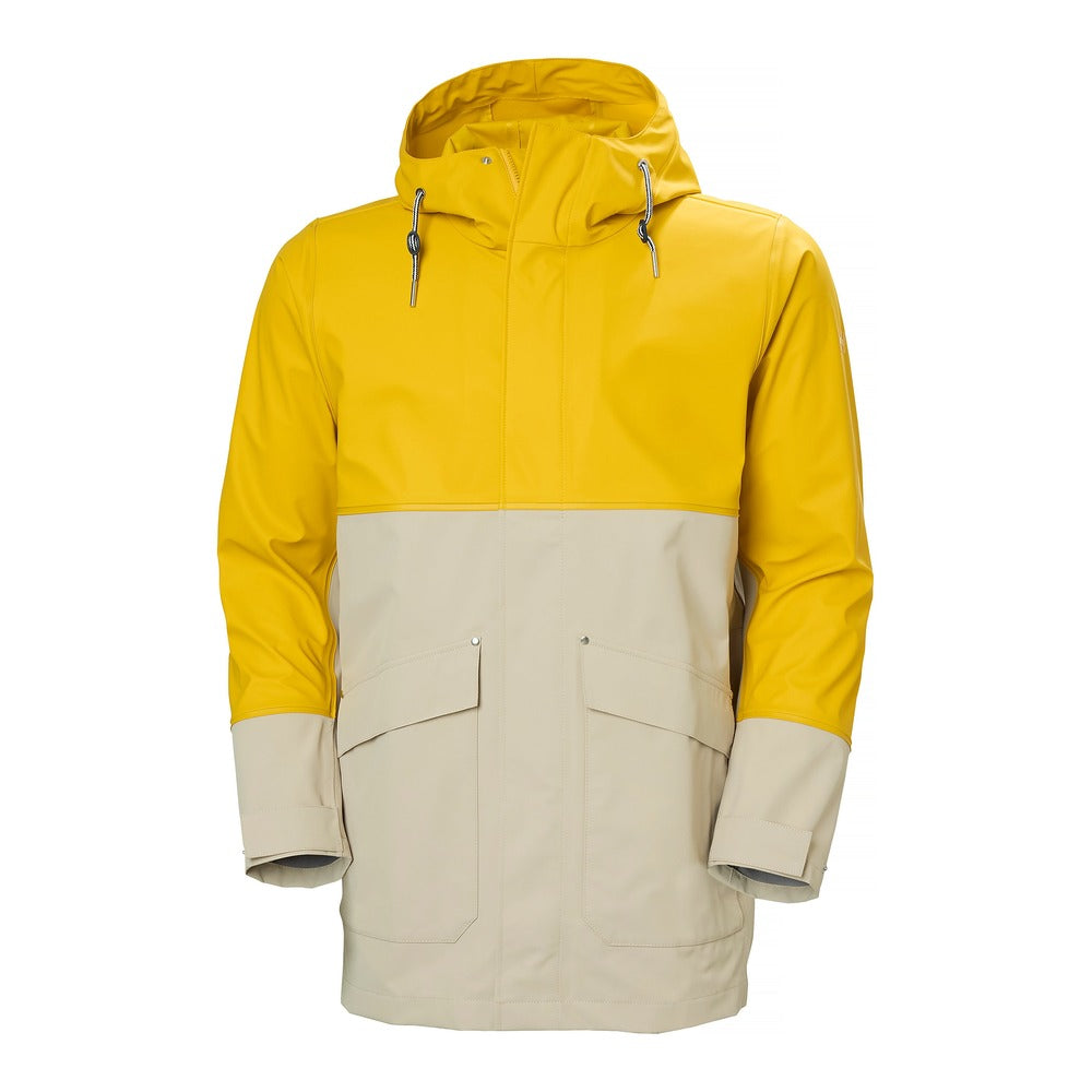 Helly Hansen Men's HH Seaborn Hybrid Rain Coat - Essential Yellow