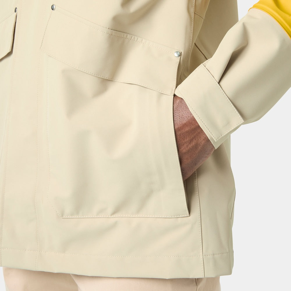 Helly Hansen Men's HH Seaborn Hybrid Rain Coat - Essential Yellow