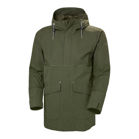 Helly Hansen Men's HH Seaborn Hybrid Rain Coat - Just Olive