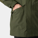 Helly Hansen Men's HH Seaborn Hybrid Rain Coat - Just Olive