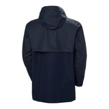 Helly Hansen Men's HH Seaborn Hybrid Rain Coat - Navy