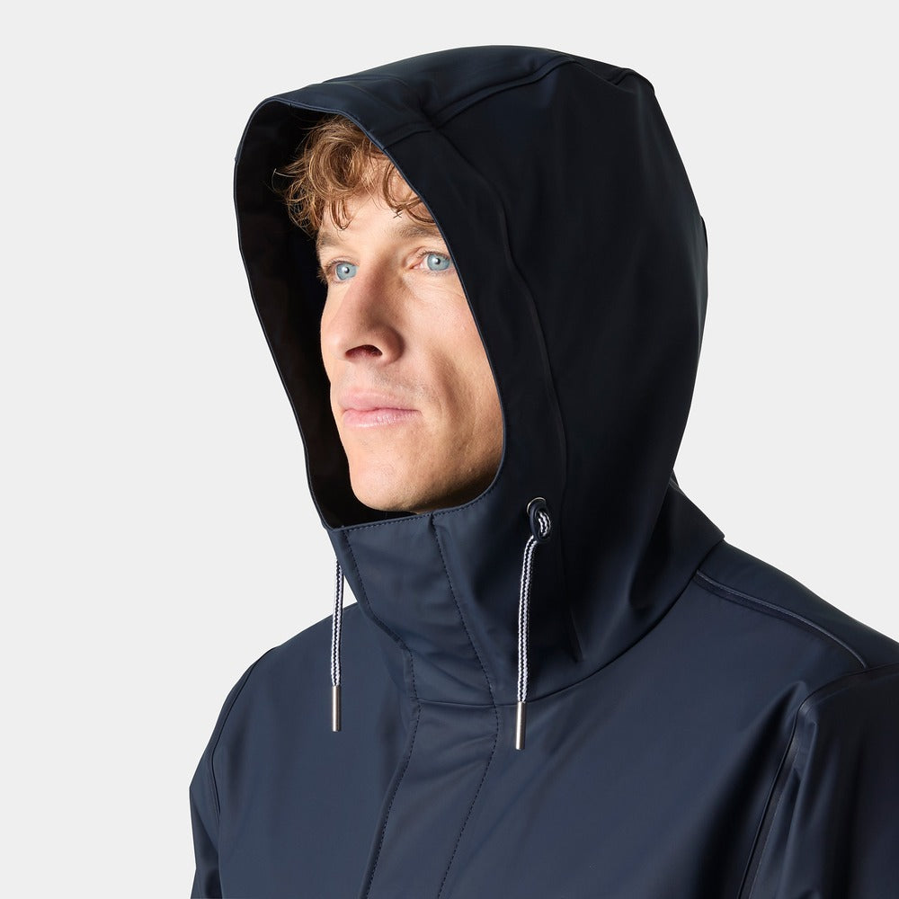 Helly Hansen Men's HH Seaborn Hybrid Rain Coat - Navy