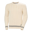 Helly Hansen Men's Crew Neck Knit Sweater - Cream Cabel