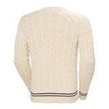 Helly Hansen Men's Crew Neck Knit Sweater - Cream Cabel