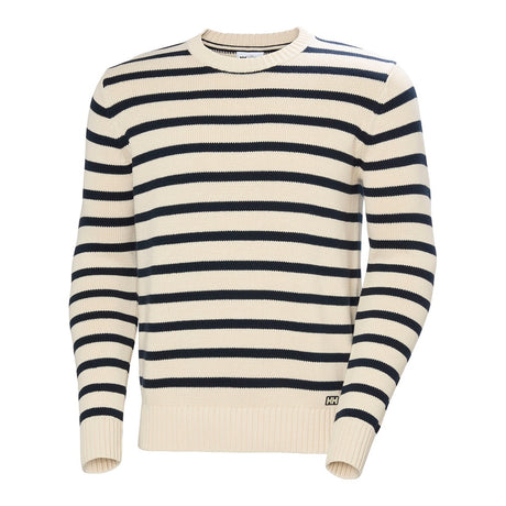 Helly Hansen Men's Crew Neck Knit Sweater - Cream Stripe