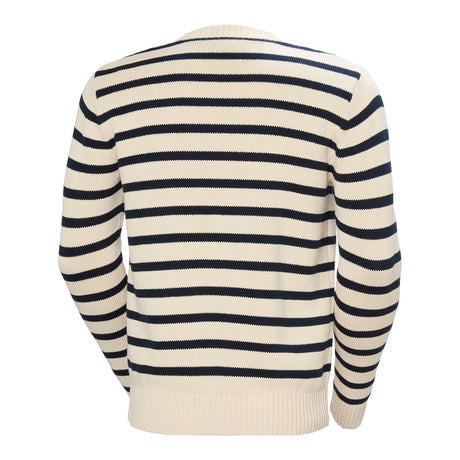 Helly Hansen Men's Crew Neck Knit Sweater - Cream Stripe