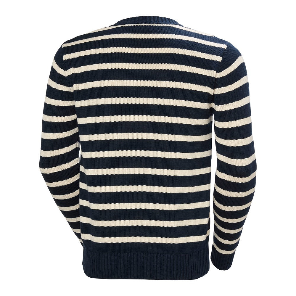 Helly Hansen Men's Crew Neck Knit Sweater - Navy Stripe