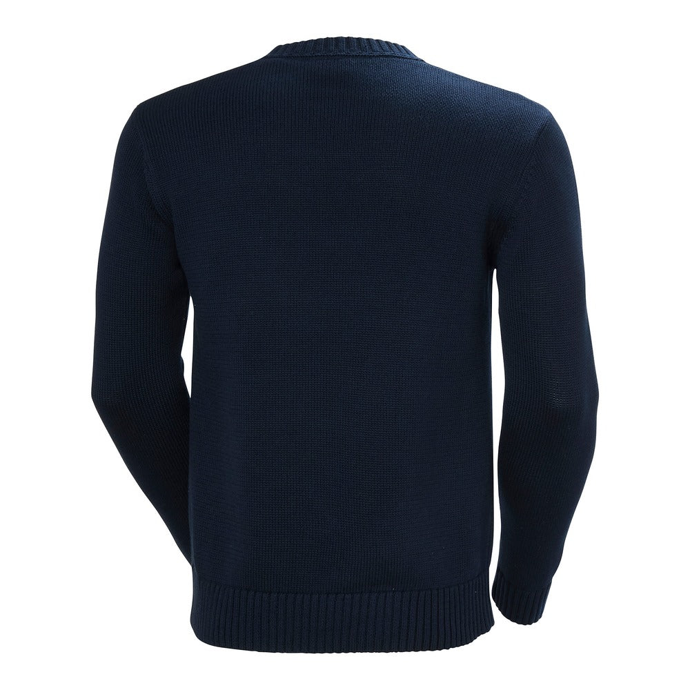 Helly Hansen Men's Crew Neck Knit Sweater - Navy Twin Sail