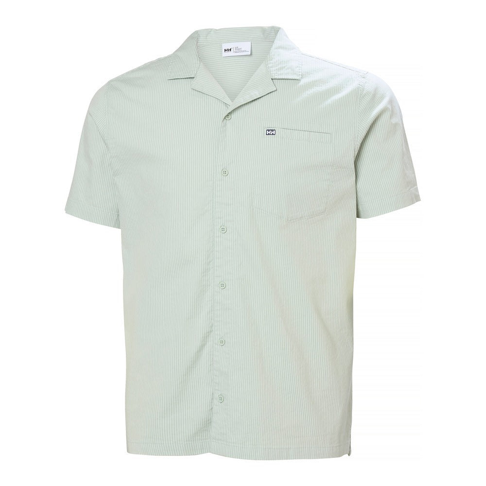 Helly Hansen Men's Seersucker SS Shirt - Green Mist