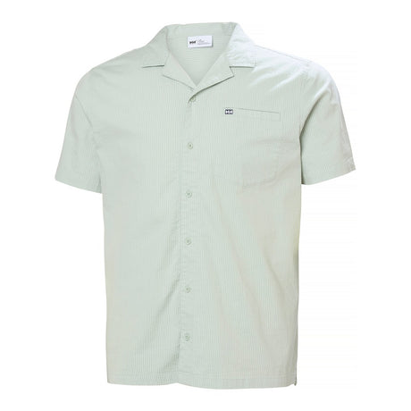 Helly Hansen Men's Seersucker SS Shirt - Green Mist