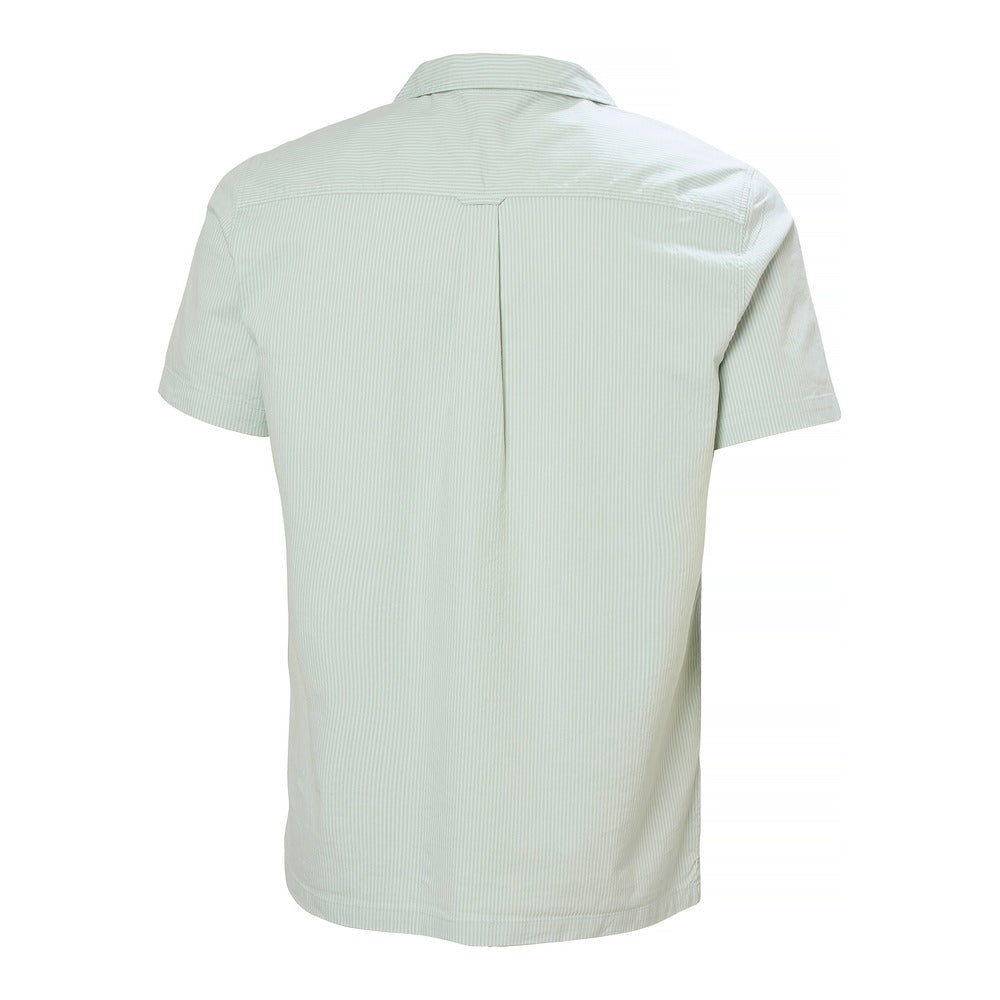 Helly Hansen Men's Seersucker SS Shirt - Green Mist