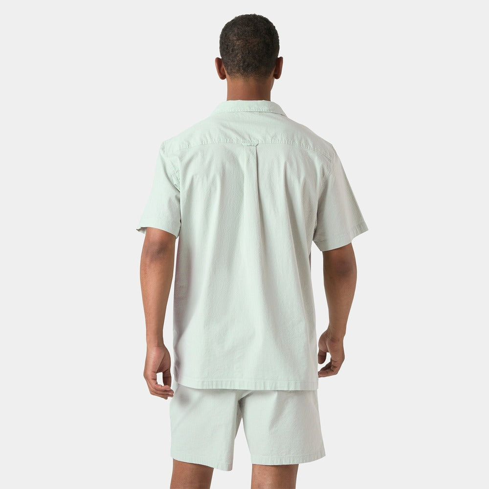 Helly Hansen Men's Seersucker SS Shirt - Green Mist