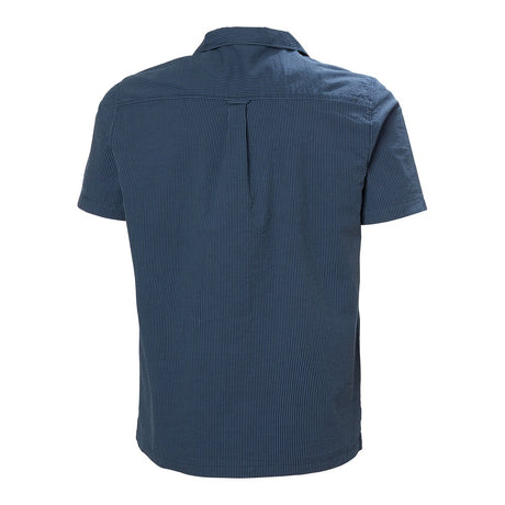 Helly Hansen Men's Seersucker SS Shirt - Navy