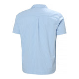 Helly Hansen Men's Seersucker SS Shirt - Bright Blue