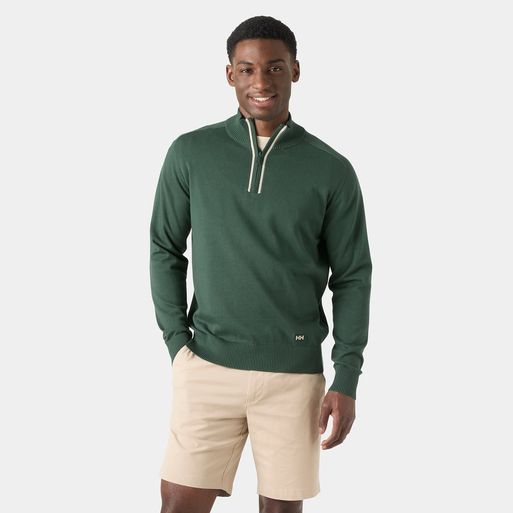 Helly Hansen Men's Skagen 1/2 Zip Knit Sweater - Jungle Green