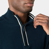 Helly Hansen Men's Skagen 1/2 Zip Knit Sweater - Navy