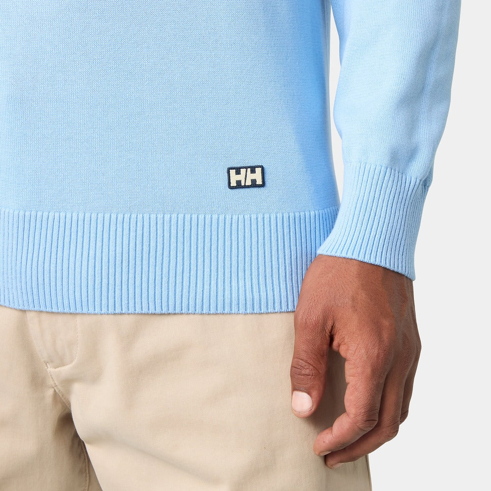 Helly Hansen Men's Skagen 1/2 Zip Knit Sweater - Bright Blue