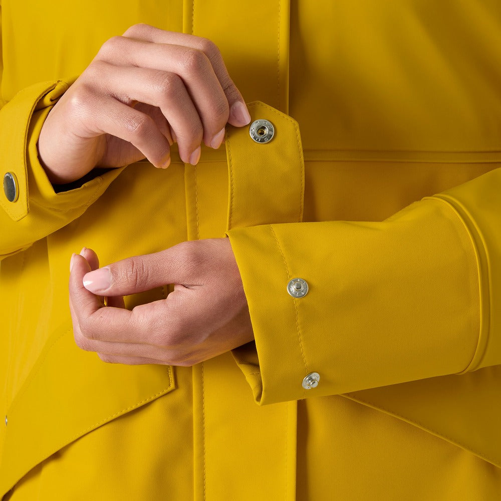 Helly Hansen Women's HH Seaborn Hybrid Rain Coat - Essential Yellow
