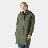 Helly Hansen Women's HH Seaborn Hybrid Rain Coat - Just Olive