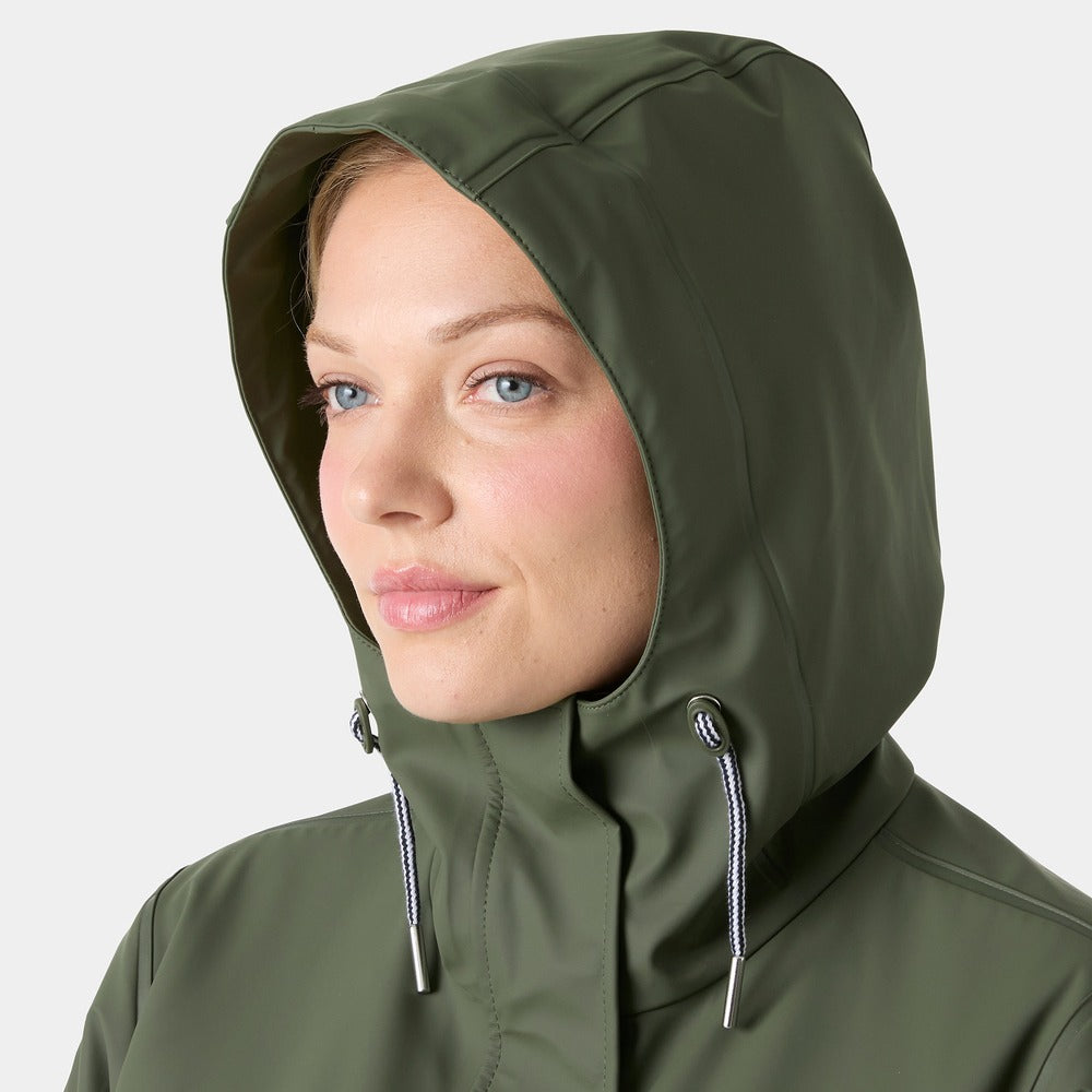 Helly Hansen Women's HH Seaborn Hybrid Rain Coat - Just Olive