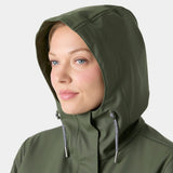 Helly Hansen Women's HH Seaborn Hybrid Rain Coat - Just Olive