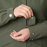 Helly Hansen Women's HH Seaborn Hybrid Rain Coat - Just Olive