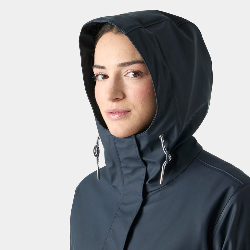 Helly Hansen Women's HH Seaborn Hybrid Rain Coat - Navy