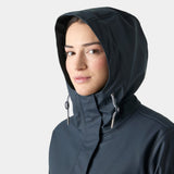 Helly Hansen Women's HH Seaborn Hybrid Rain Coat - Navy