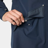 Helly Hansen Women's HH Seaborn Hybrid Rain Coat - Navy
