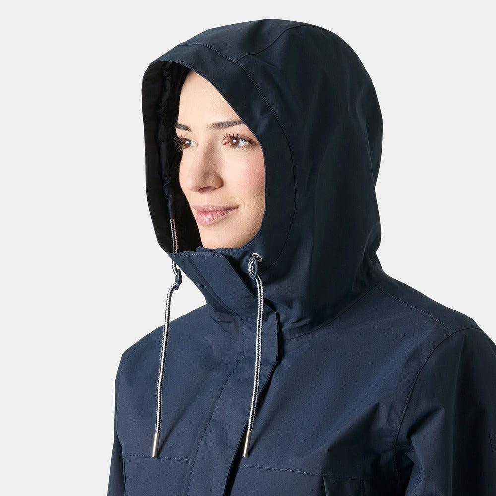 Helly Hansen Women's Hvaler Rain Coat - Navy