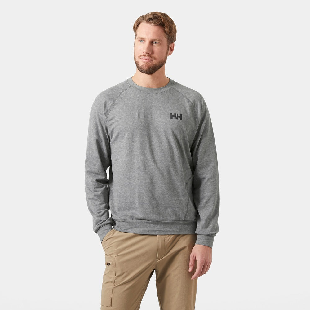 Helly Hansen Men's Tyri Knit Crew Neck - Ebony Melange