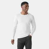 Helly Hansen Men's HH Lifa Stripe Crew LS - White