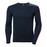 Helly Hansen Men's HH Lifa Stripe Crew LS - Navy