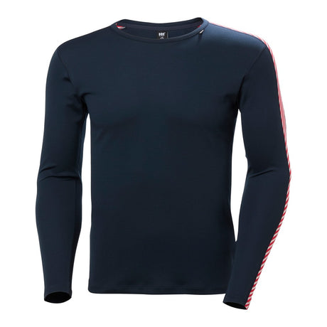 Helly Hansen Men's HH Lifa Stripe Crew LS - Navy