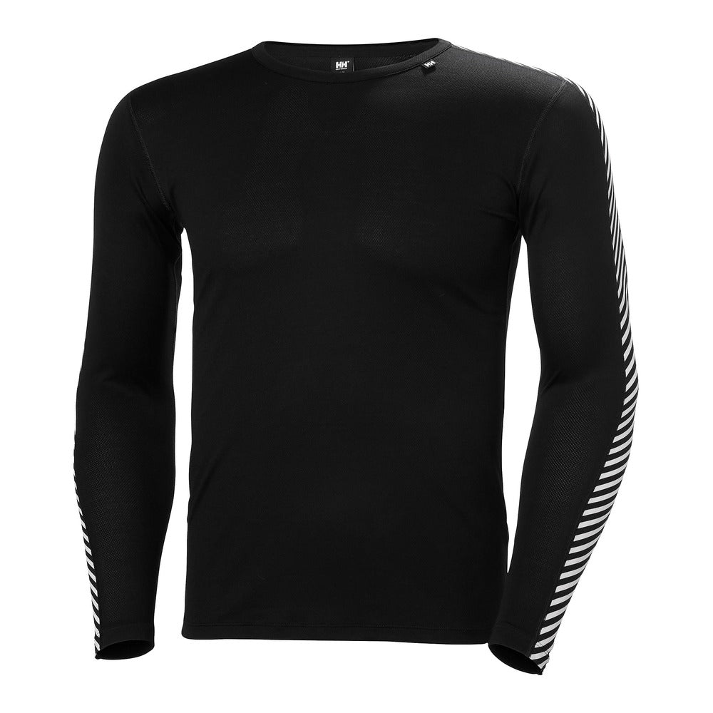 Helly Hansen Men's HH Lifa Stripe Crew LS - Black