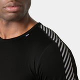 Helly Hansen Men's HH Lifa Stripe Crew LS - Black