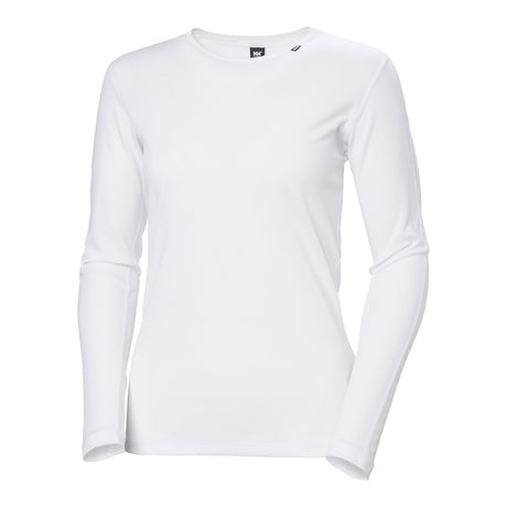 Helly Hansen Women's HH Lifa Stripe Crew LS - White