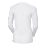 Helly Hansen Women's HH Lifa Stripe Crew LS - White