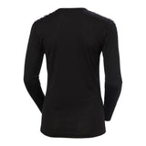 Helly Hansen Women's HH Lifa Stripe Crew LS - Black