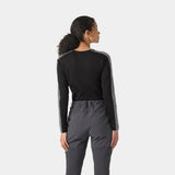 Helly Hansen Women's HH Lifa Stripe Crew LS - Black