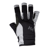Helly Hansen Men's Durable Short Finger Sailing Gloves - Black