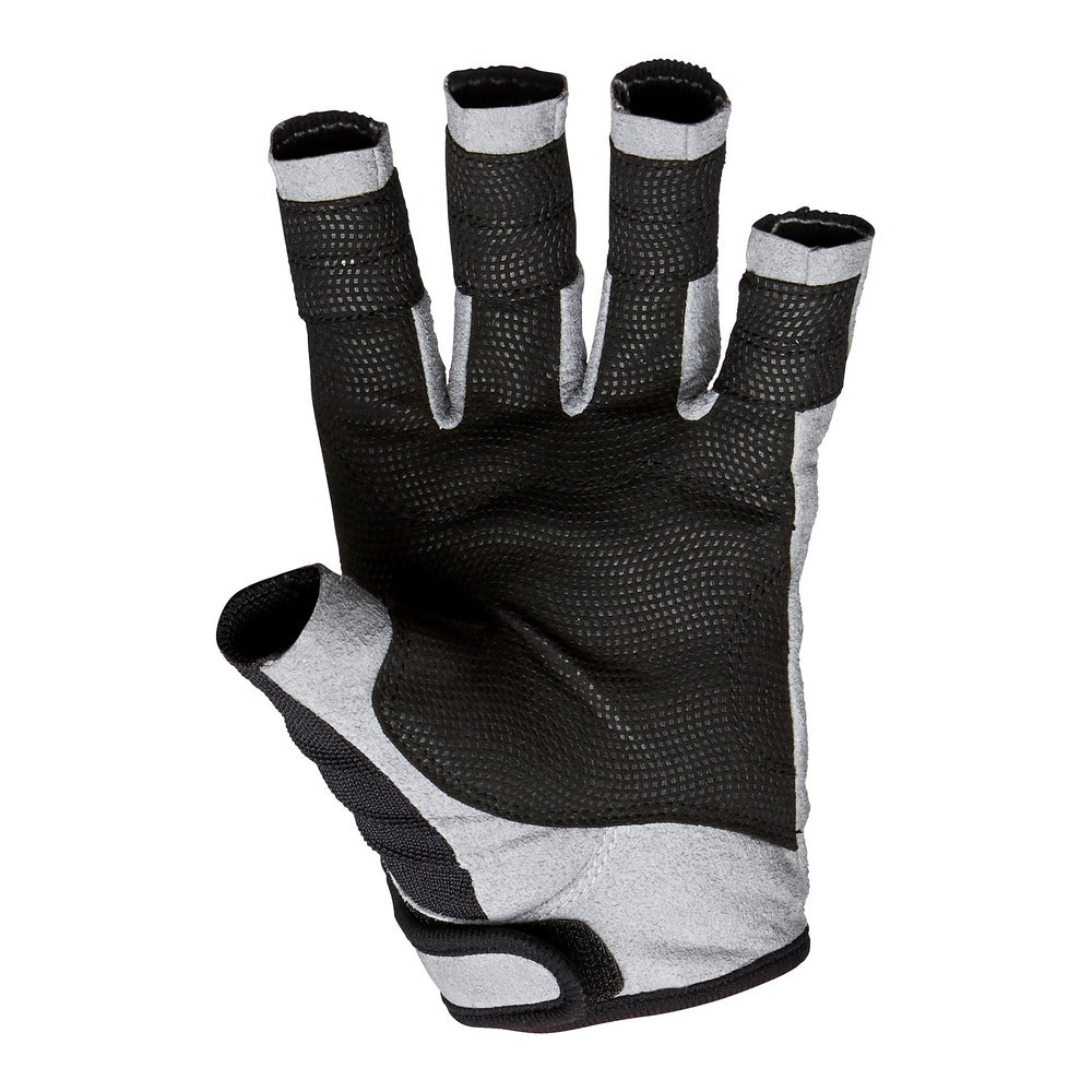 Helly Hansen Men's Durable Short Finger Sailing Gloves - Black