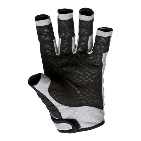 Helly Hansen Men's Durable Short Finger Sailing Gloves - Black
