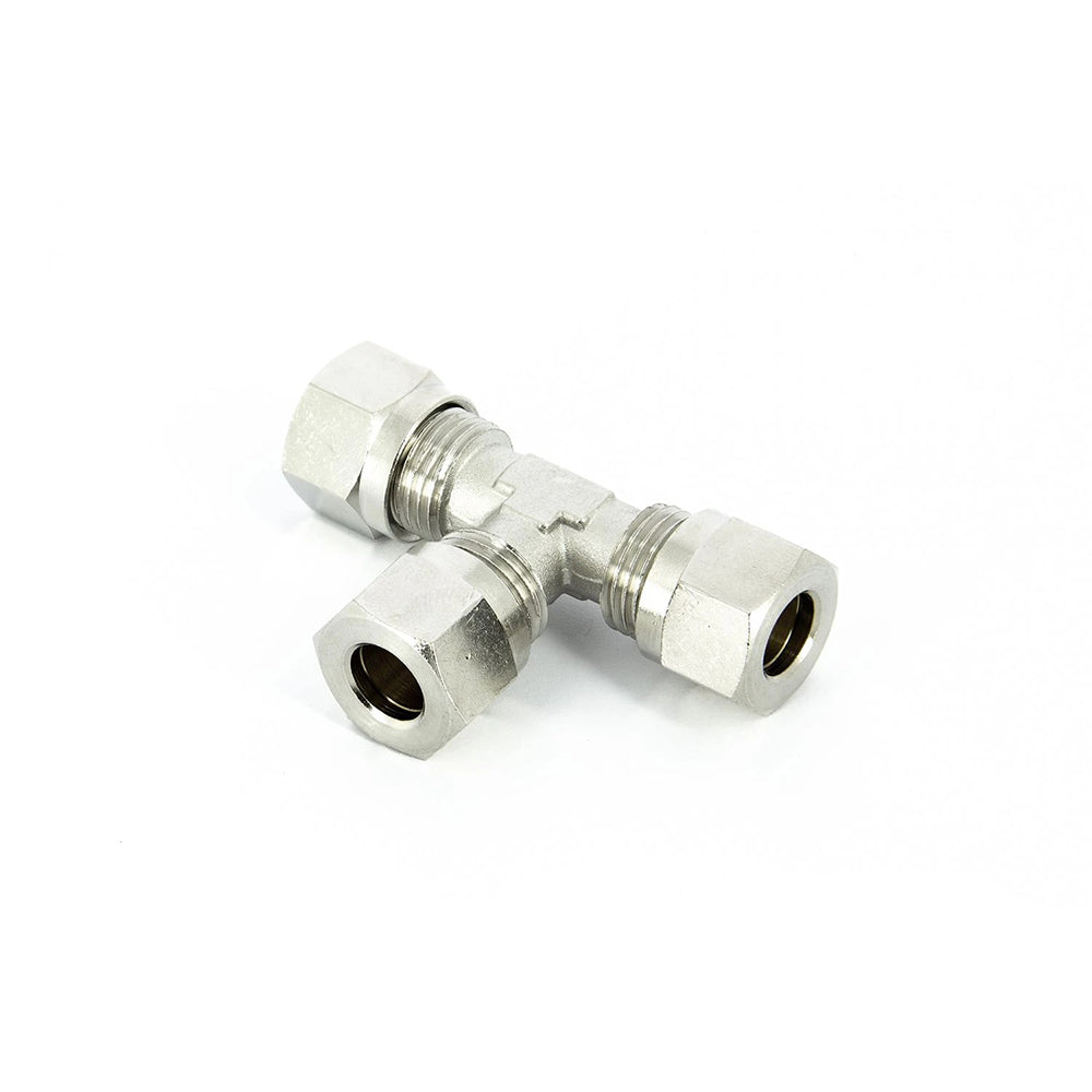 Vetus Union tee coupling 10mm for tube, brass